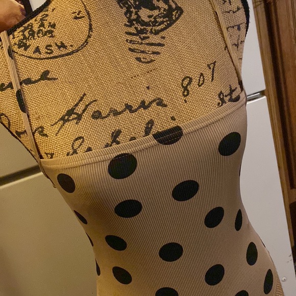 NWOT NASTY GAL polka dot bodysuit size women’s 4 - Picture 4 of 10